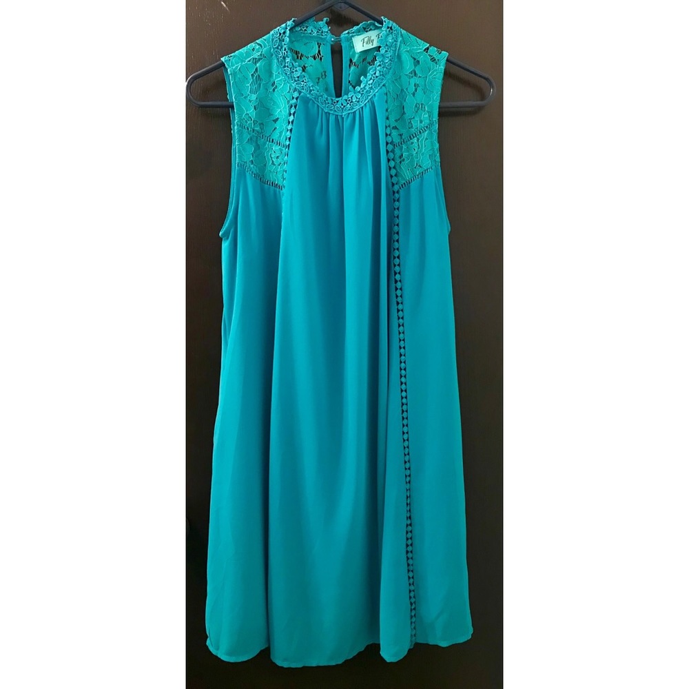 Filly Flair Dress, Green, Detailed